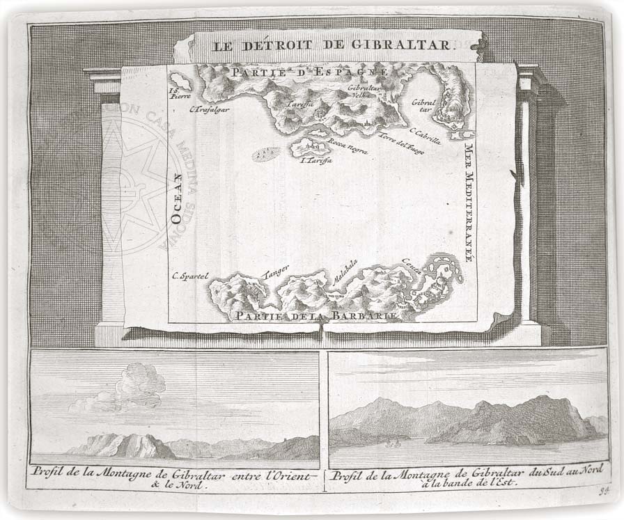 grabado puerto cadiz juan alvarez colmenar andalucia granada delicias españa portugal 1715