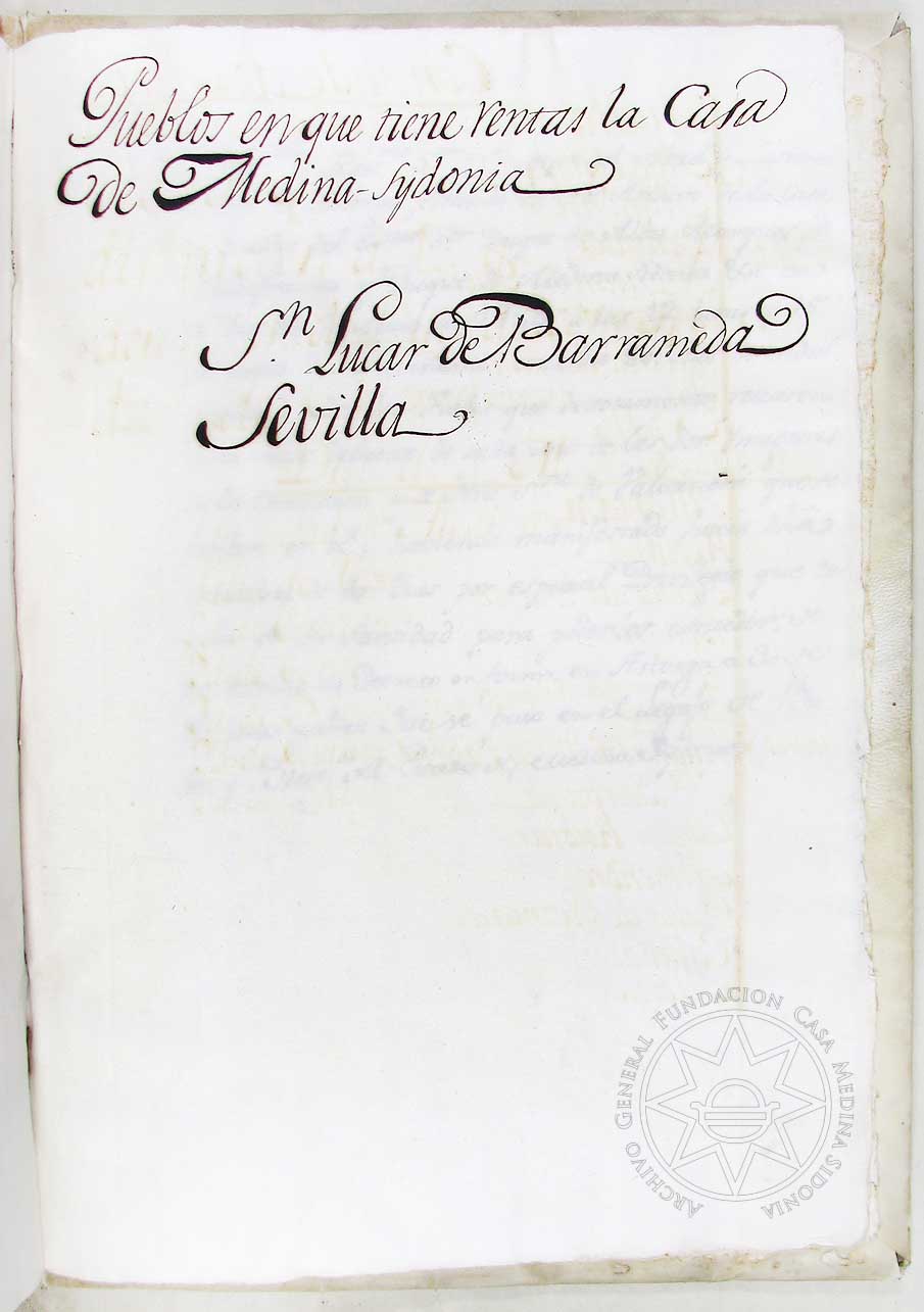 inventario manual indice archivo casa ducal medina sidonia